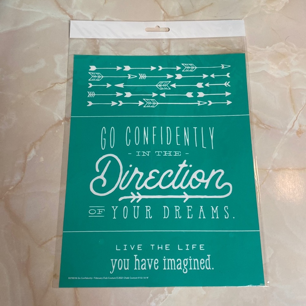 Chalk Couture Club Couture go in the direction of your DREAMS Transfer!